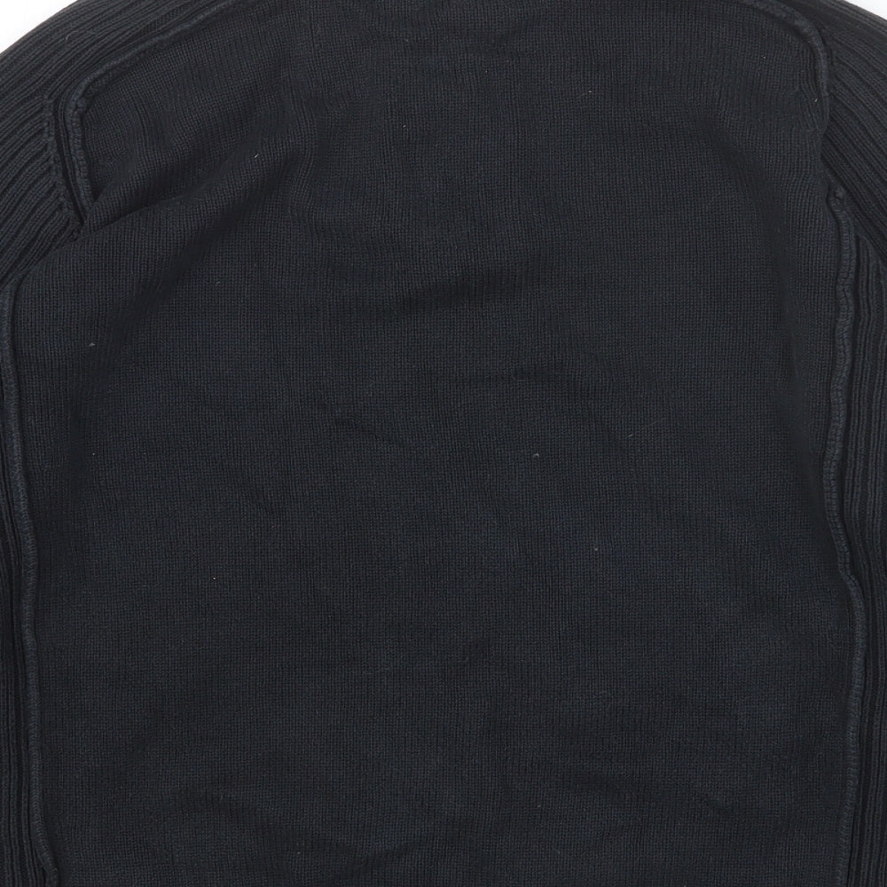 NEXT Mens Black Cotton Pullover Sweatshirt Size M
