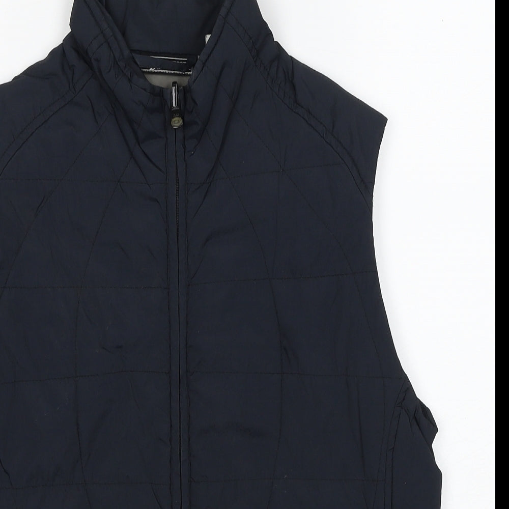 Oakley Womens Blue Gilet Jacket Size M Zip