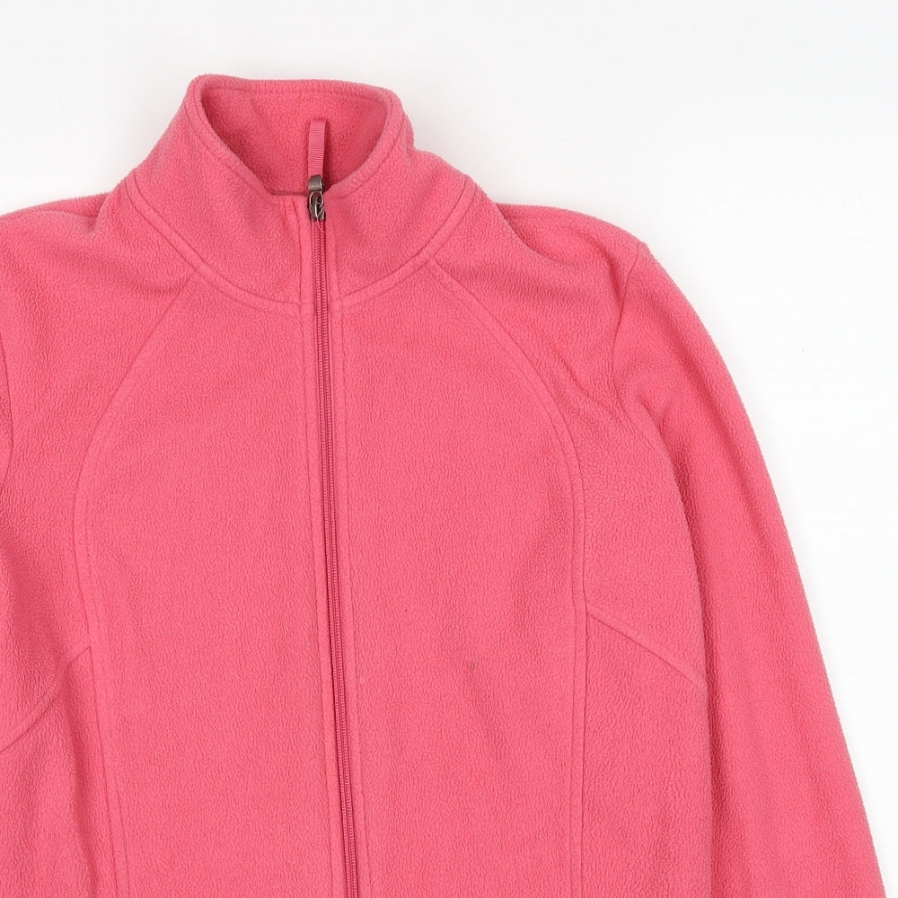 Marks and Spencer Womens Pink Jacket Size 12 Zip