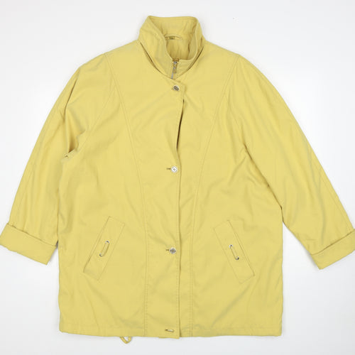 Telemac Womens Yellow Jacket Size 2XL Zip