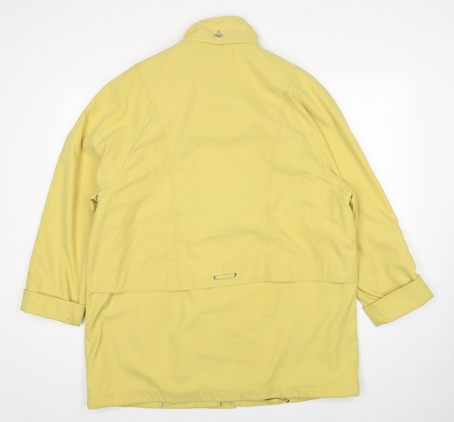 Telemac Womens Yellow Jacket Size 2XL Zip
