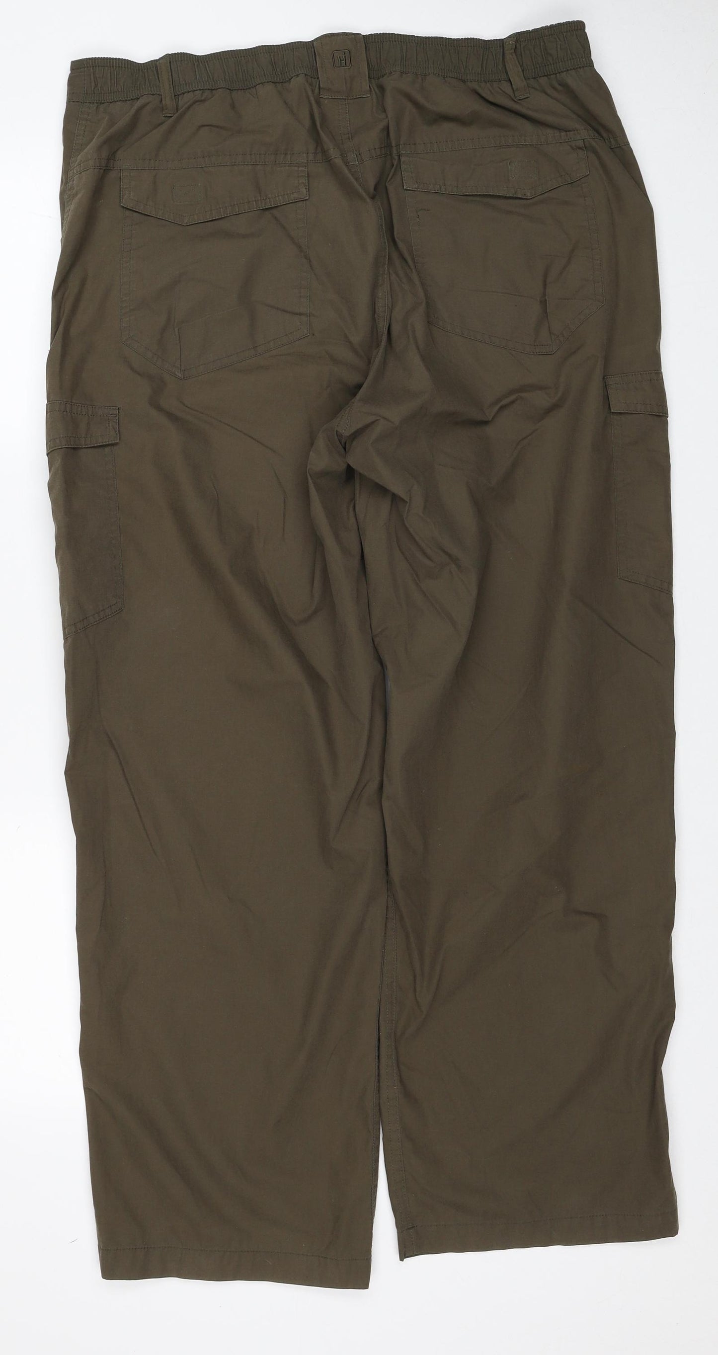 Hi Gear Mens Brown Polyester Cargo Trousers Size 36 in Regular Zip