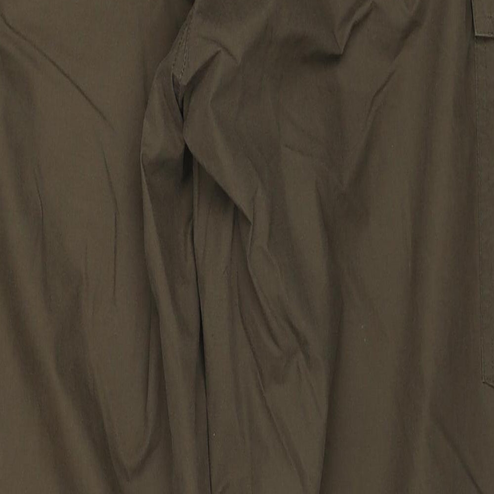 Hi Gear Mens Brown Polyester Cargo Trousers Size 36 in Regular Zip