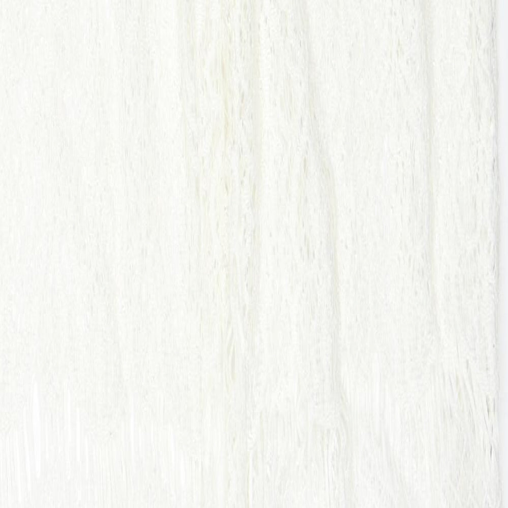Preworn Womens White Cotton Trousers Size L Regular