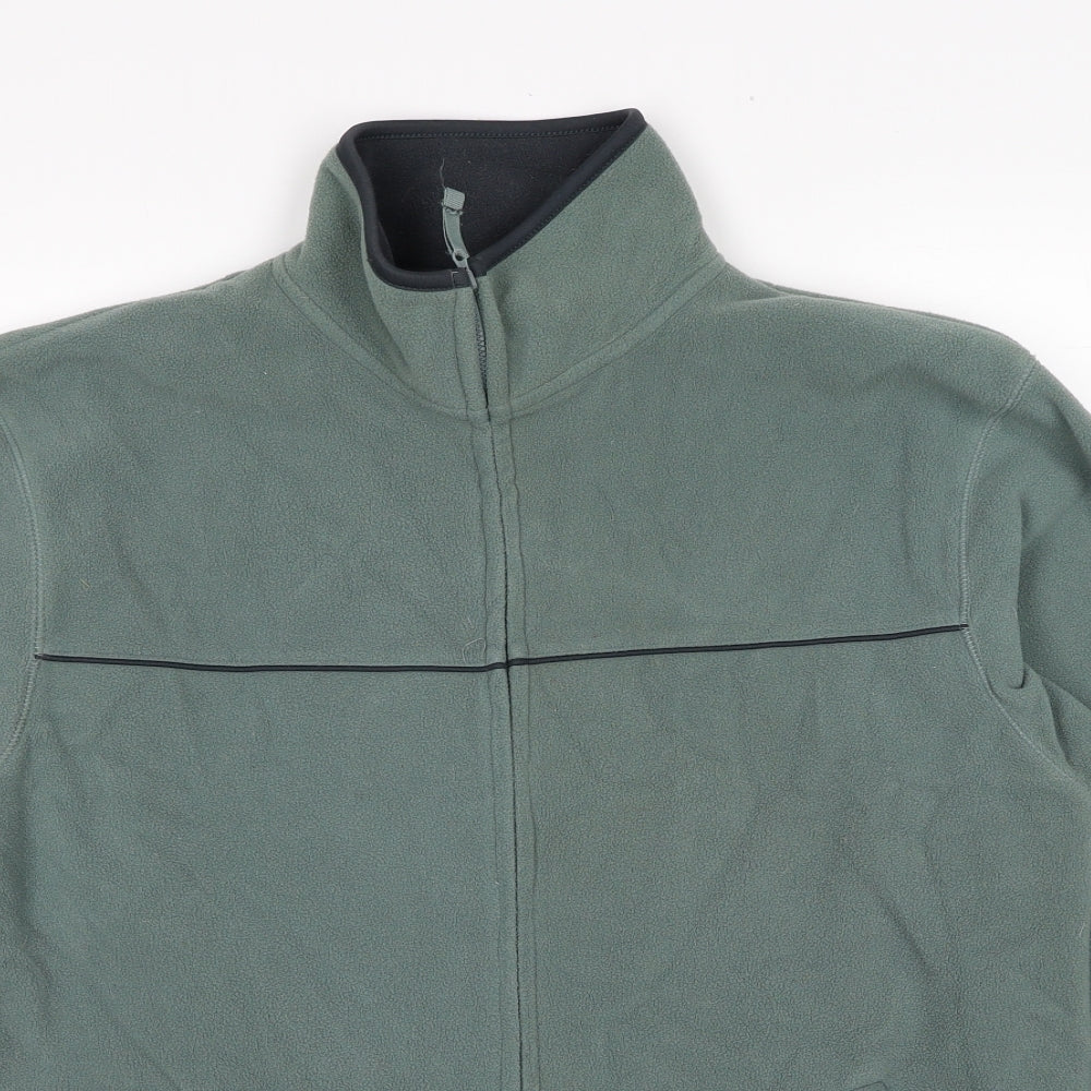 Zantos Mens Green Jacket Size M Zip