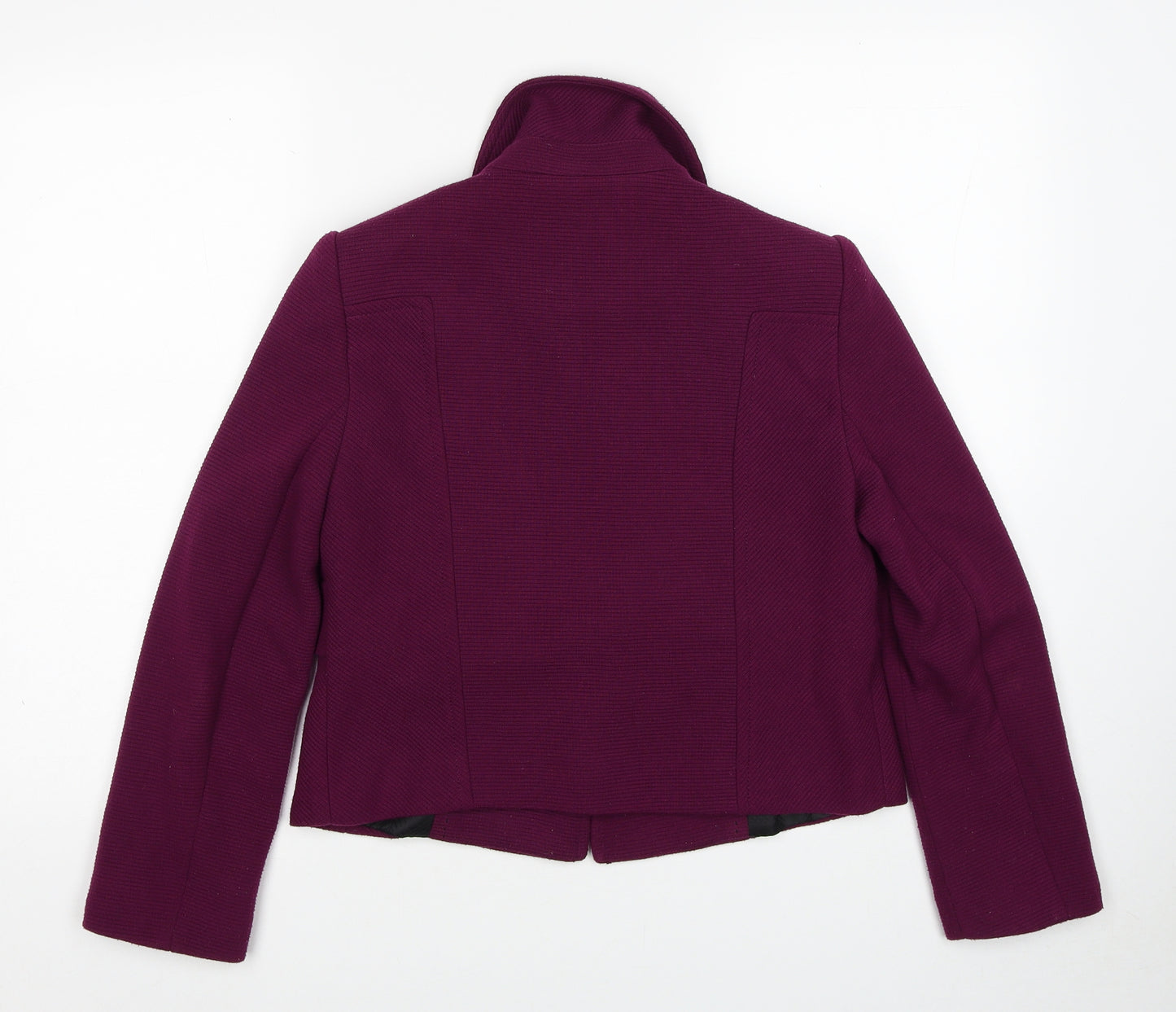 Marks and Spencer Womens Purple Jacket Blazer Size 10 Button