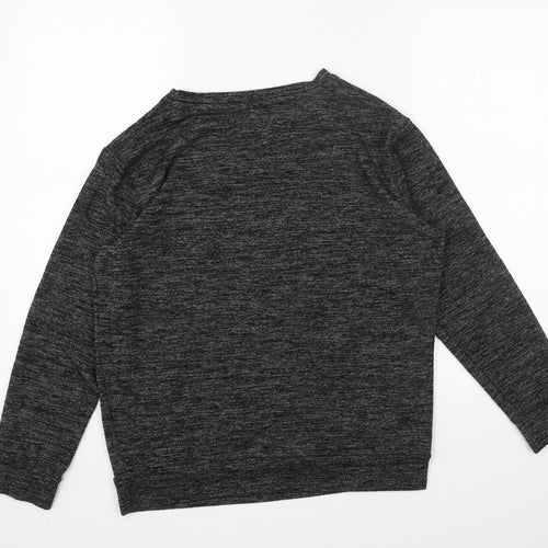 loungewear Womens Grey Round Neck Polyester Pullover Jumper Size 12 - Je Taime