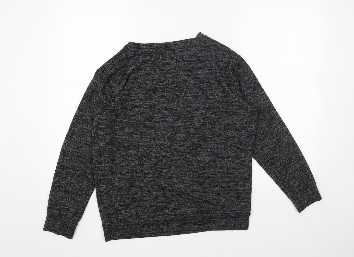loungewear Womens Grey Round Neck Polyester Pullover Jumper Size 12 - Je Taime