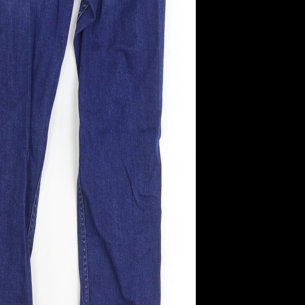 NEXT Boys Blue 100% Cotton Straight Jeans Size 14 Years Regular Zip