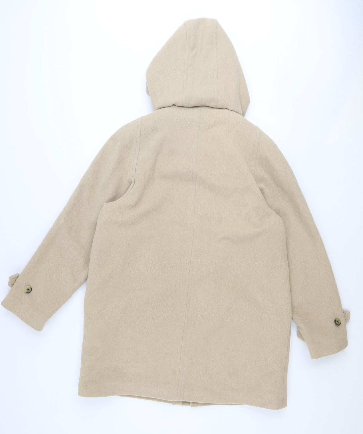 DANNIMAC Womens Beige Jacket Coat Size M Zip