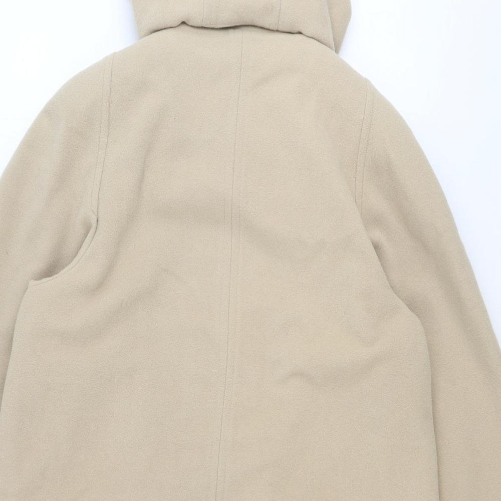 DANNIMAC Womens Beige Jacket Coat Size M Zip
