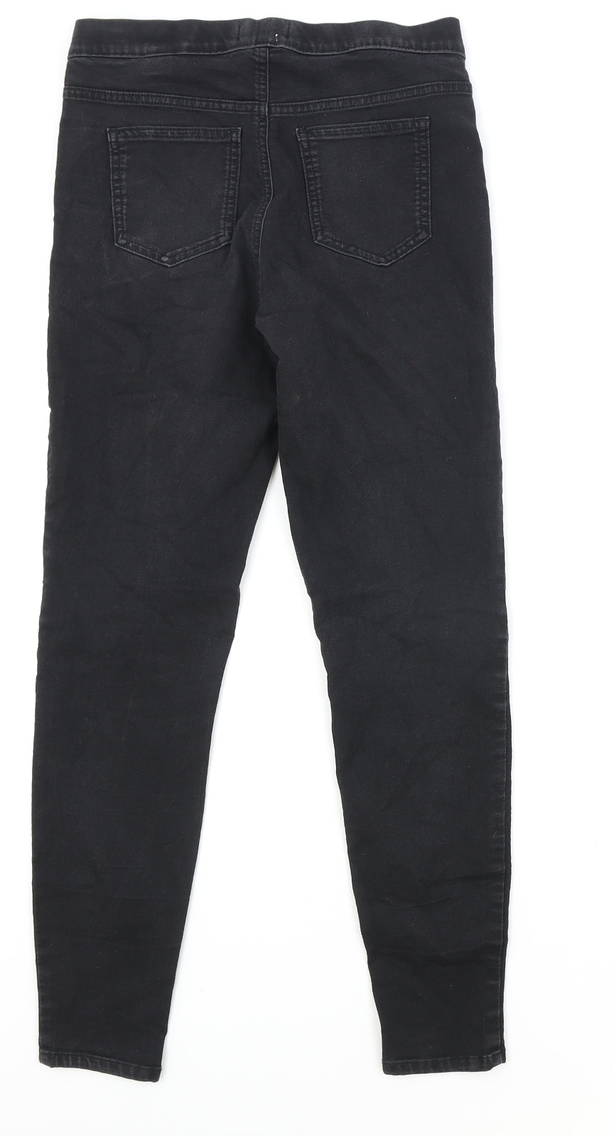 Marks and Spencer Womens Black Cotton Jegging Jeans Size 10 Regular