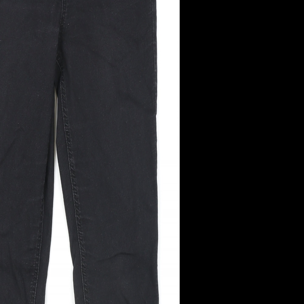 Marks and Spencer Womens Black Cotton Jegging Jeans Size 10 Regular
