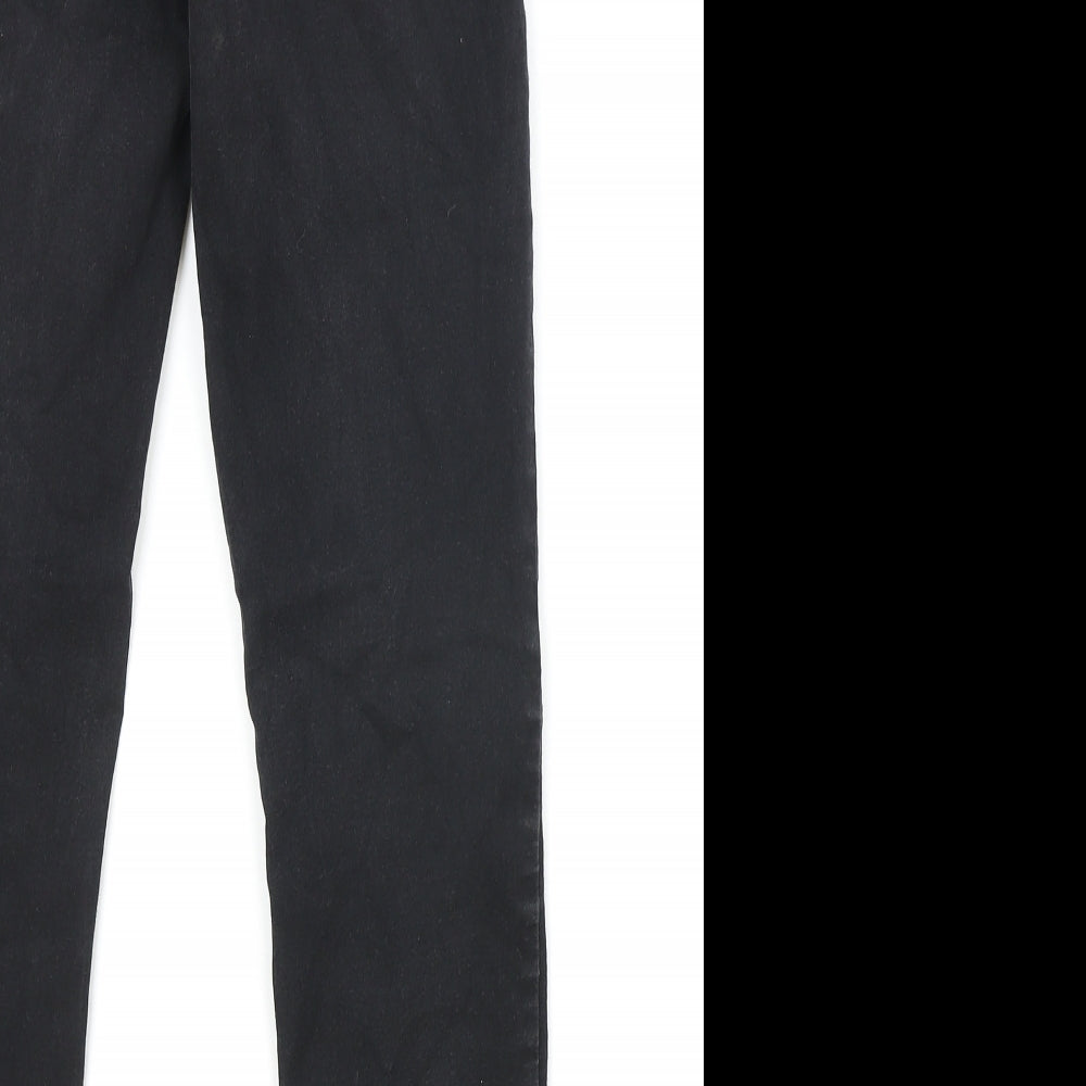 Marks and Spencer Womens Black Cotton Jegging Jeans Size 10 Regular