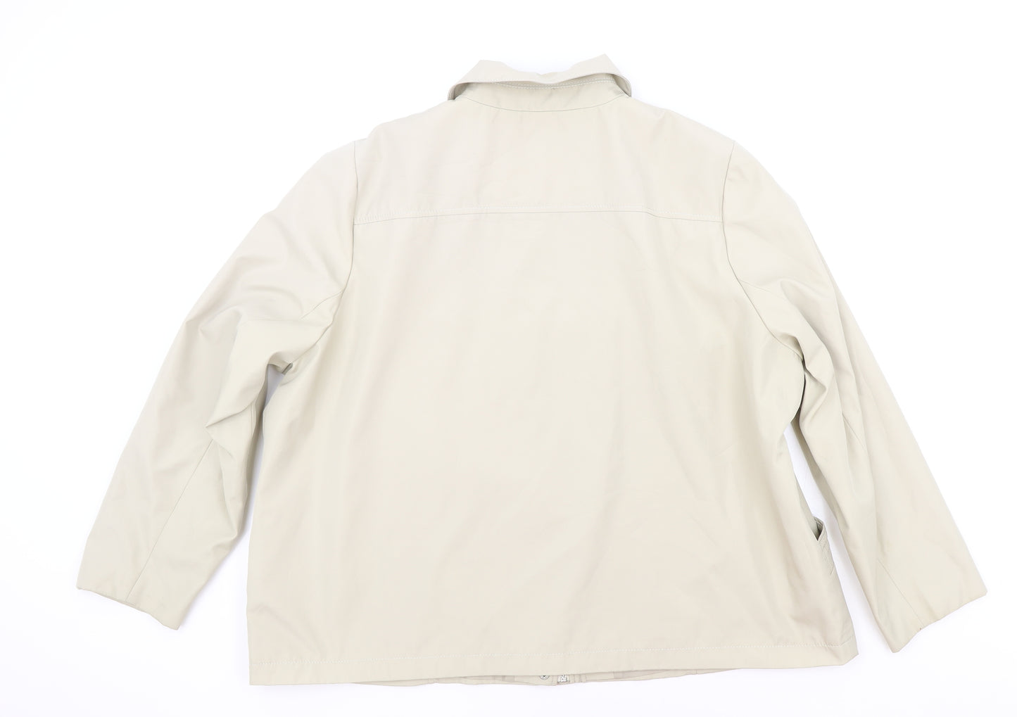 Bonmarché Womens Beige Jacket Size XL Zip
