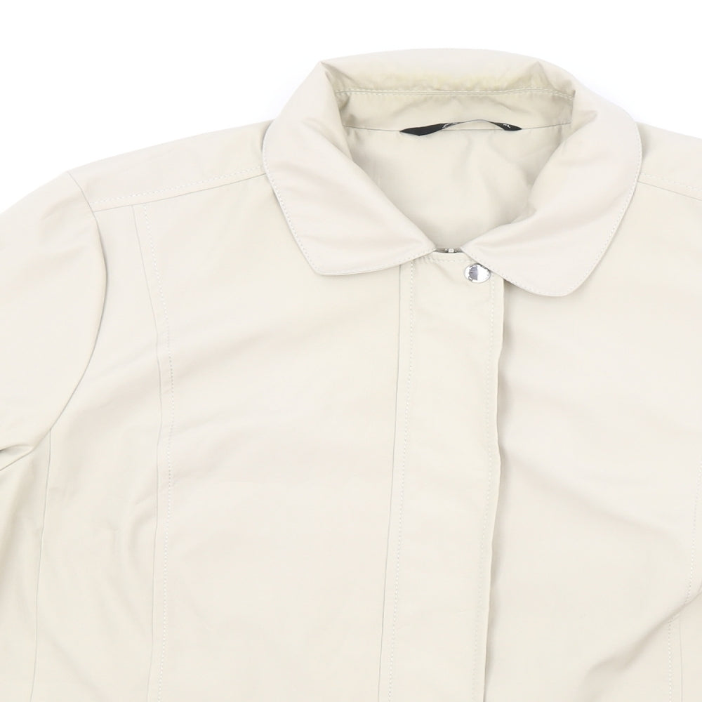 Bonmarché Womens Beige Jacket Size XL Zip