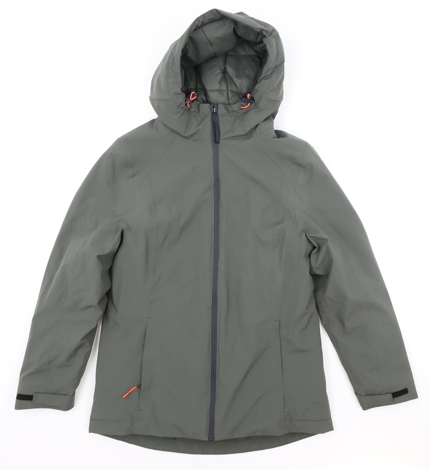 Marks and Spencer Womens Green Windbreaker Jacket Size 10 Zip