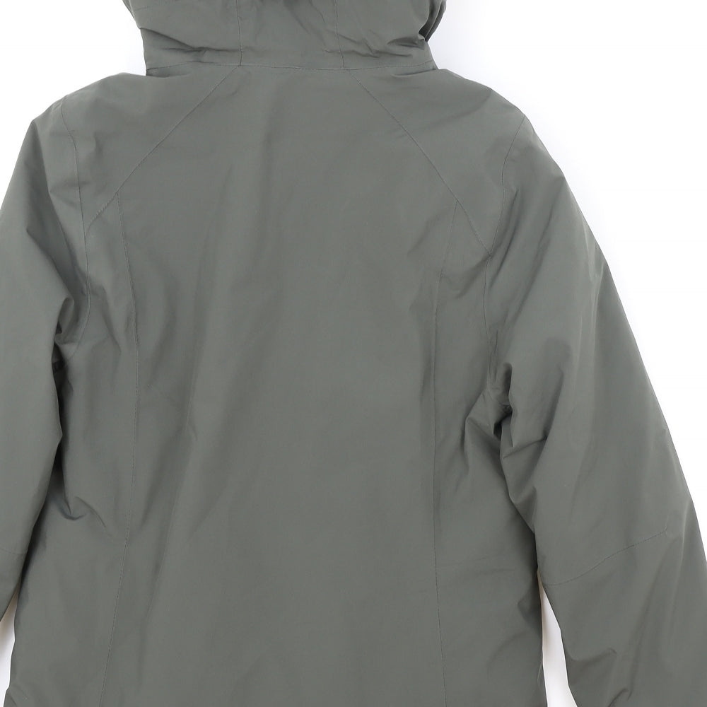 Marks and Spencer Womens Green Windbreaker Jacket Size 10 Zip