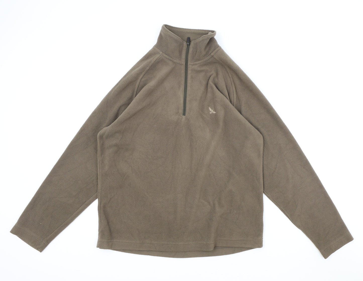 Hawkshed Mens Brown Polyester Pullover Sweatshirt Size L