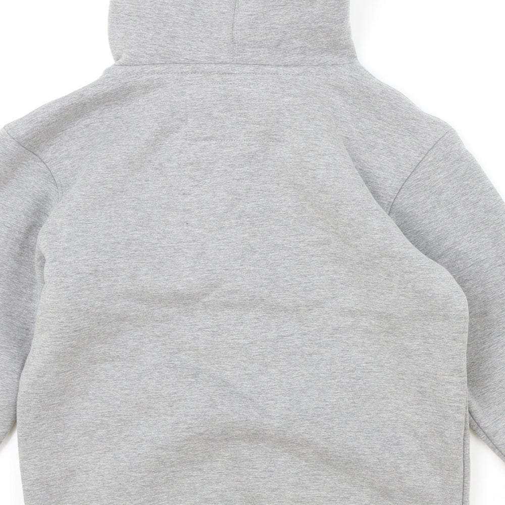 Saltrock Boys Grey Cotton Full Zip Hoodie Size 13 Years Zip
