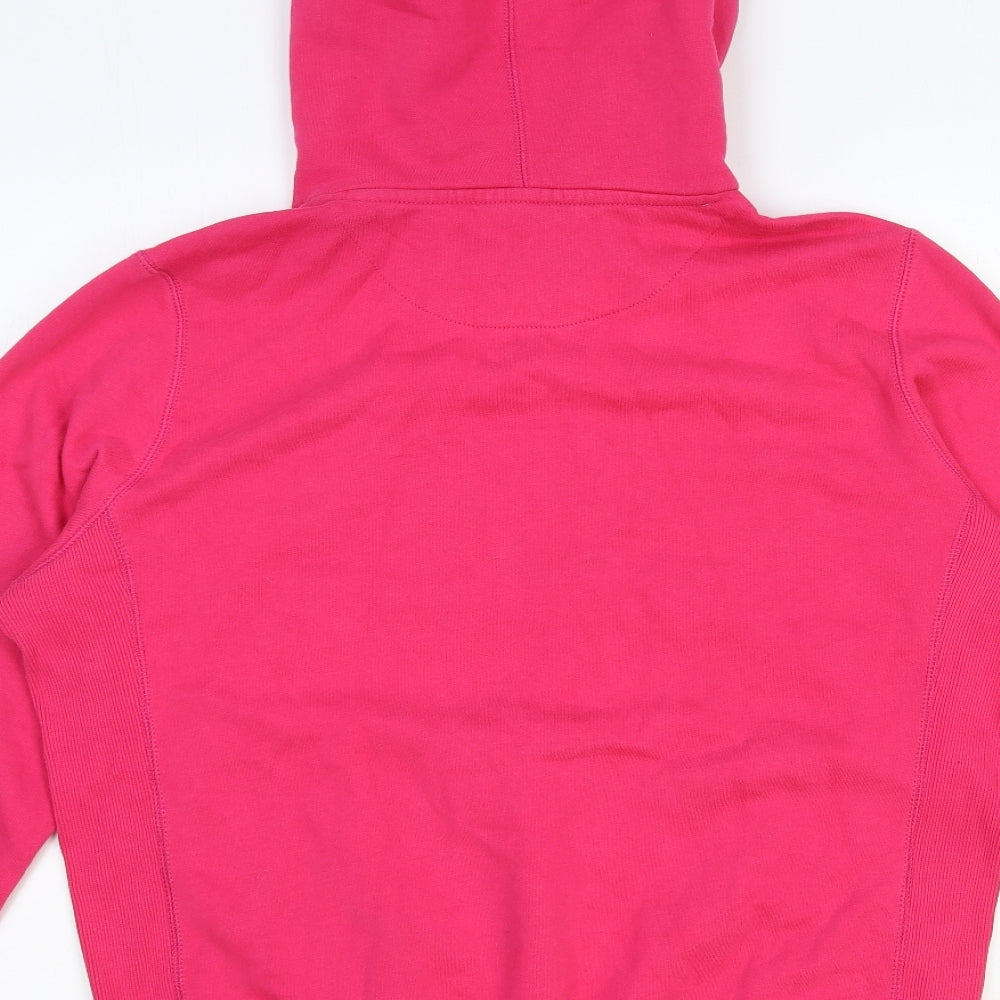 Nike Womens Pink Cotton Pullover Hoodie Size 10 Pullover