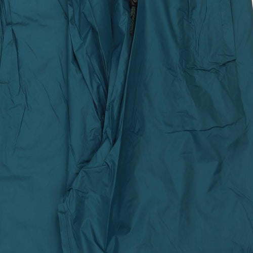 High Country Mens Green Nylon Rain Trousers Trousers Size L Regular Tie