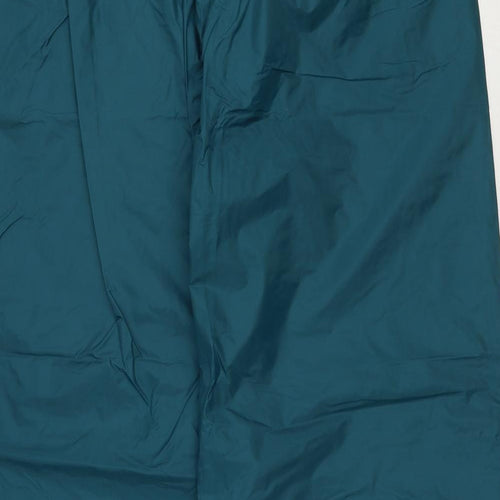 High Country Mens Green Nylon Rain Trousers Trousers Size L Regular Tie