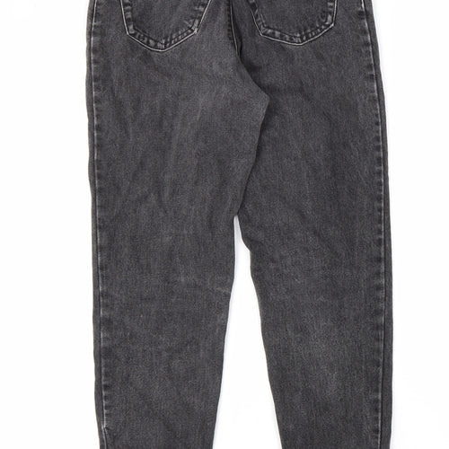 Santana Womens Grey Cotton Tapered Jeans Size 28 L28 in Regular Zip