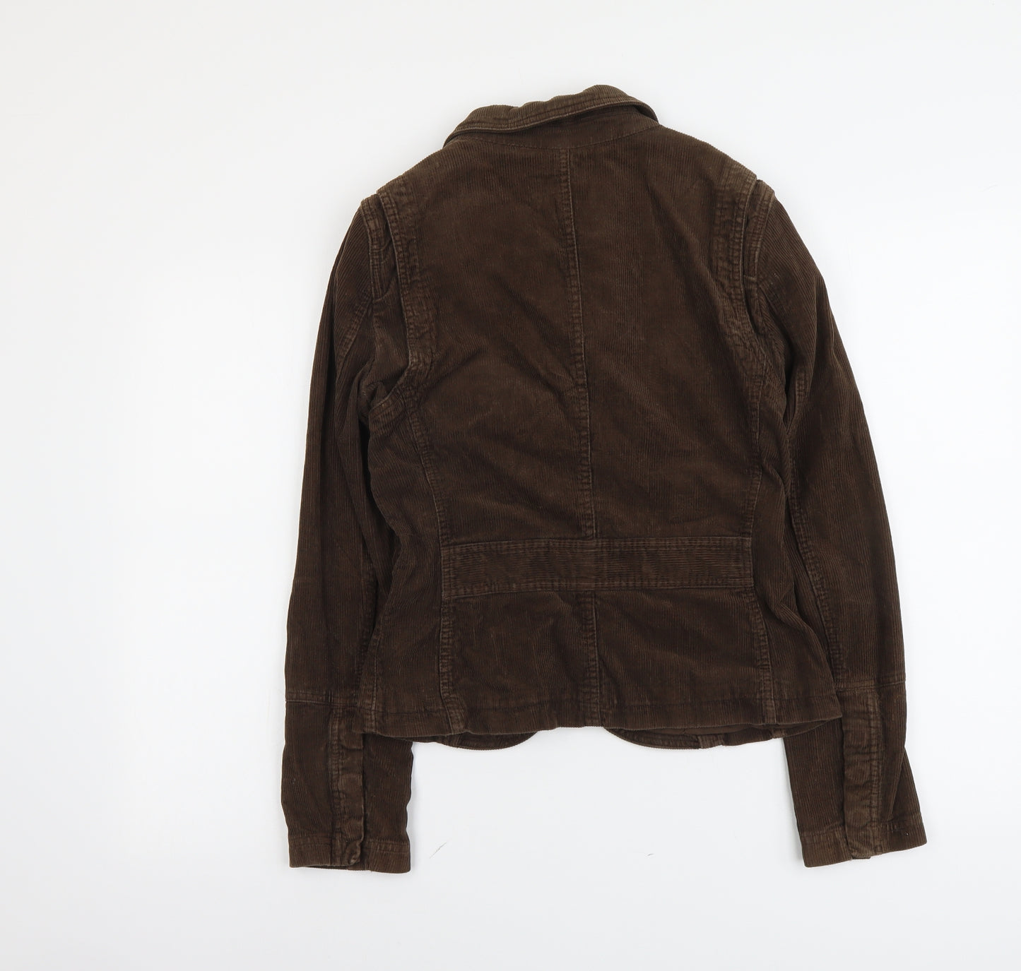 Cienporclentif Womens Brown Jacket Blazer Size L Button