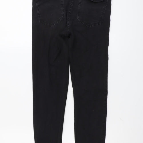 Noisy may Womens Grey Cotton Skinny Jeans Size 28 in L28 in Regular Button
