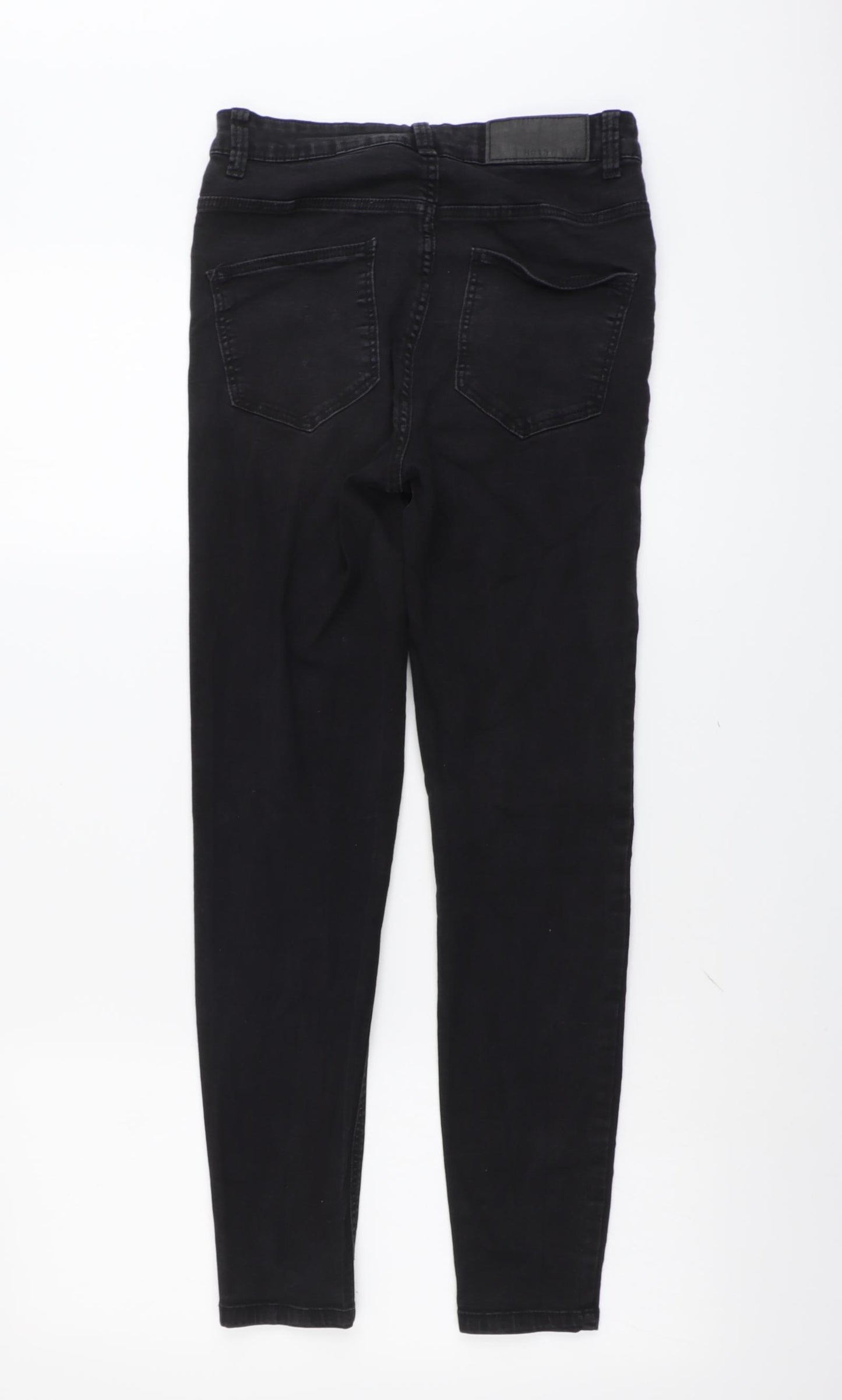 Noisy may Womens Grey Cotton Skinny Jeans Size 28 in L28 in Regular Button