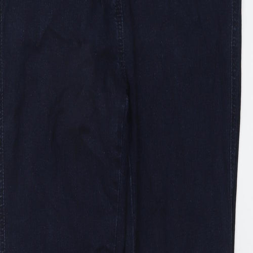 TU Womens Blue Cotton Jegging Jeans Size 14 L30 in Regular