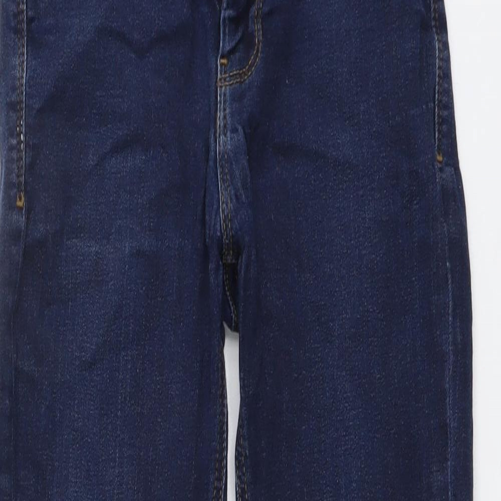 NEXT Boys Blue Cotton Skinny Jeans Size 10 Years Regular Button