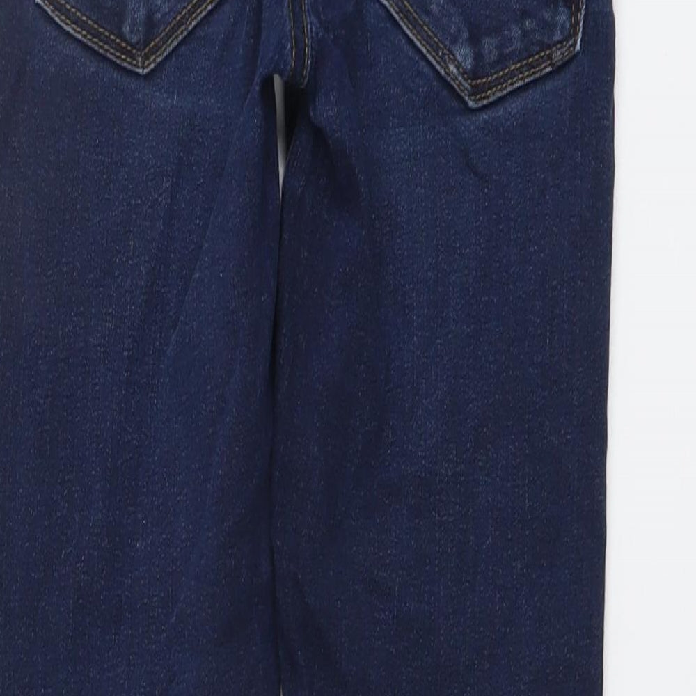 NEXT Boys Blue Cotton Skinny Jeans Size 10 Years Regular Button