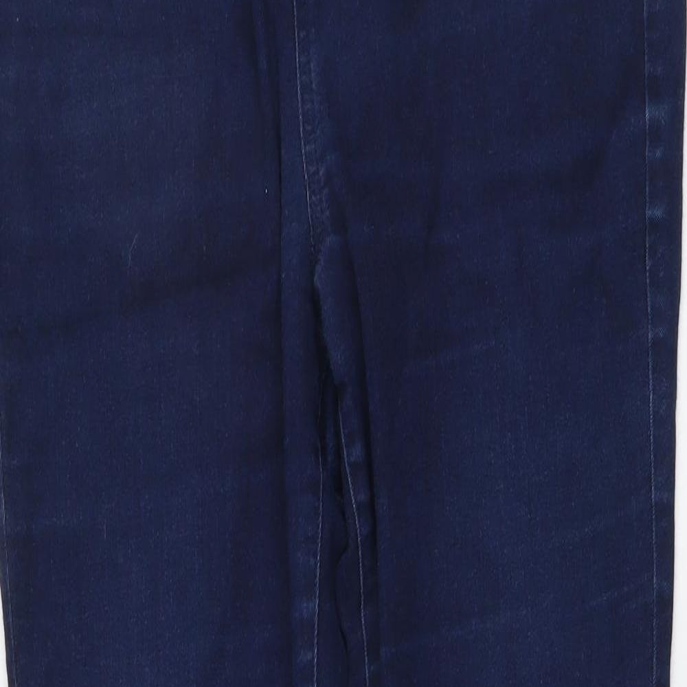 White Stuff Womens Blue Cotton Jegging Jeans Size 14 L29 in Regular
