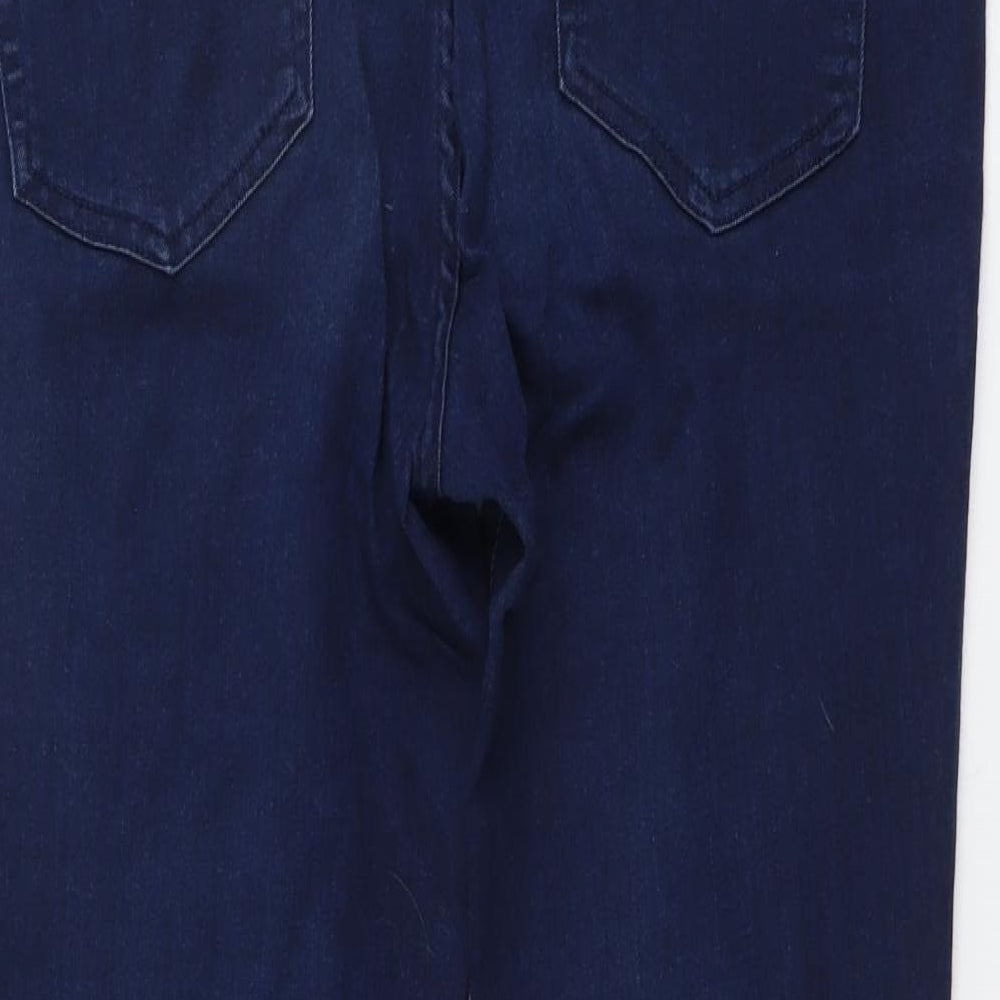 White Stuff Womens Blue Cotton Jegging Jeans Size 14 L29 in Regular
