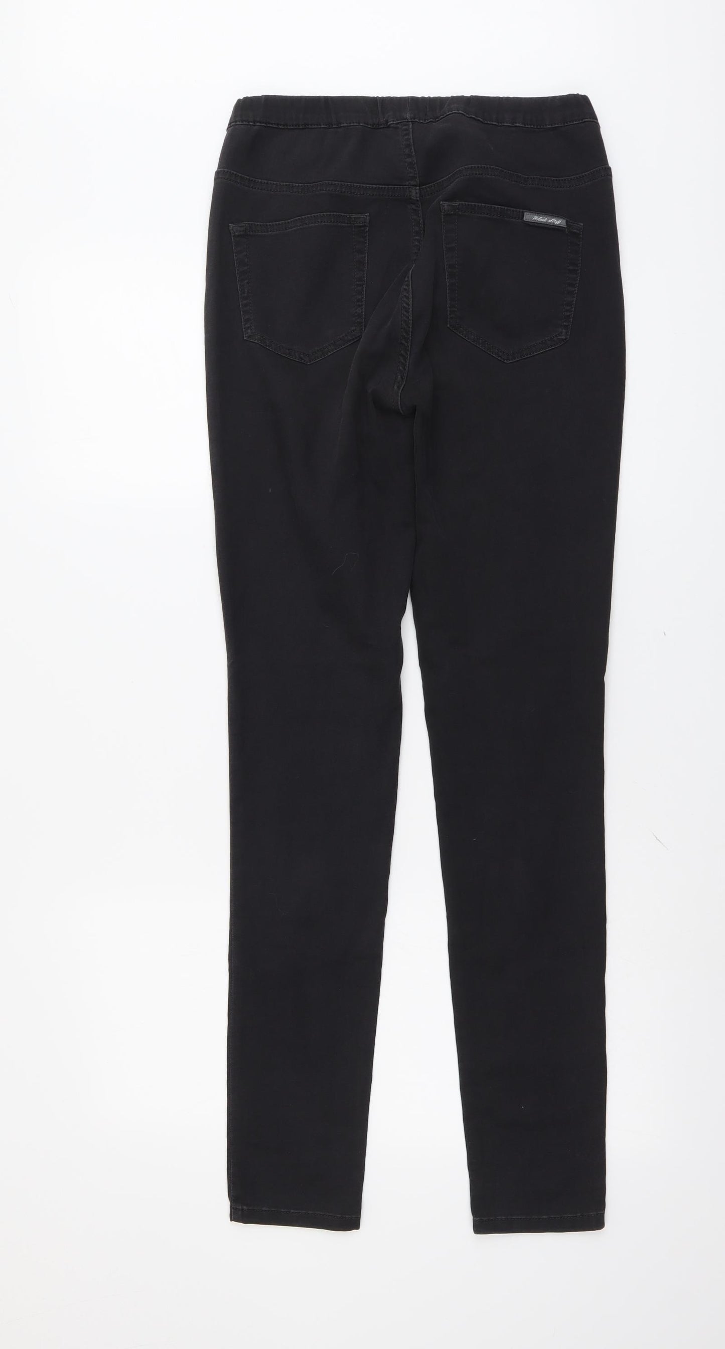 White Stuff Womens Black Cotton Jegging Jeans Size 12 L32 in Regular