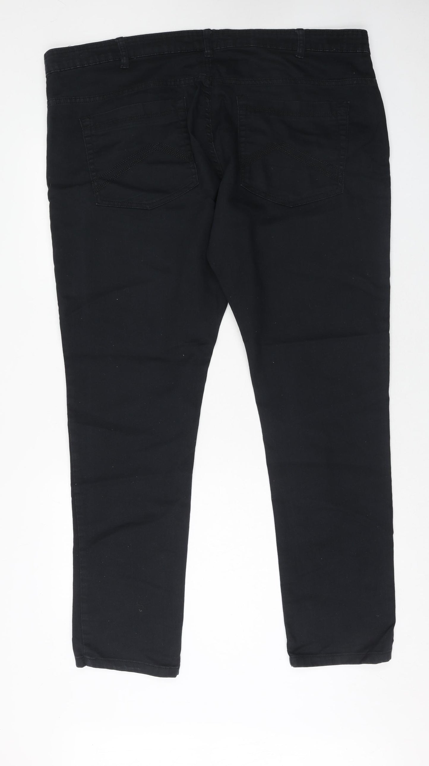Union blues Mens Blue Cotton Skinny Jeans Size 46 in Regular Zip