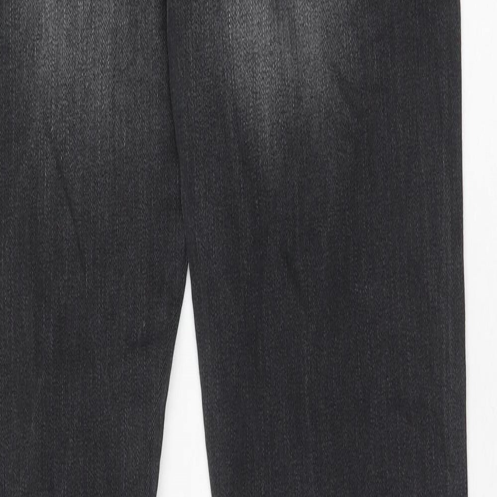 AllSaints Womens Grey Cotton Skinny Jeans Size 29 in Regular Zip