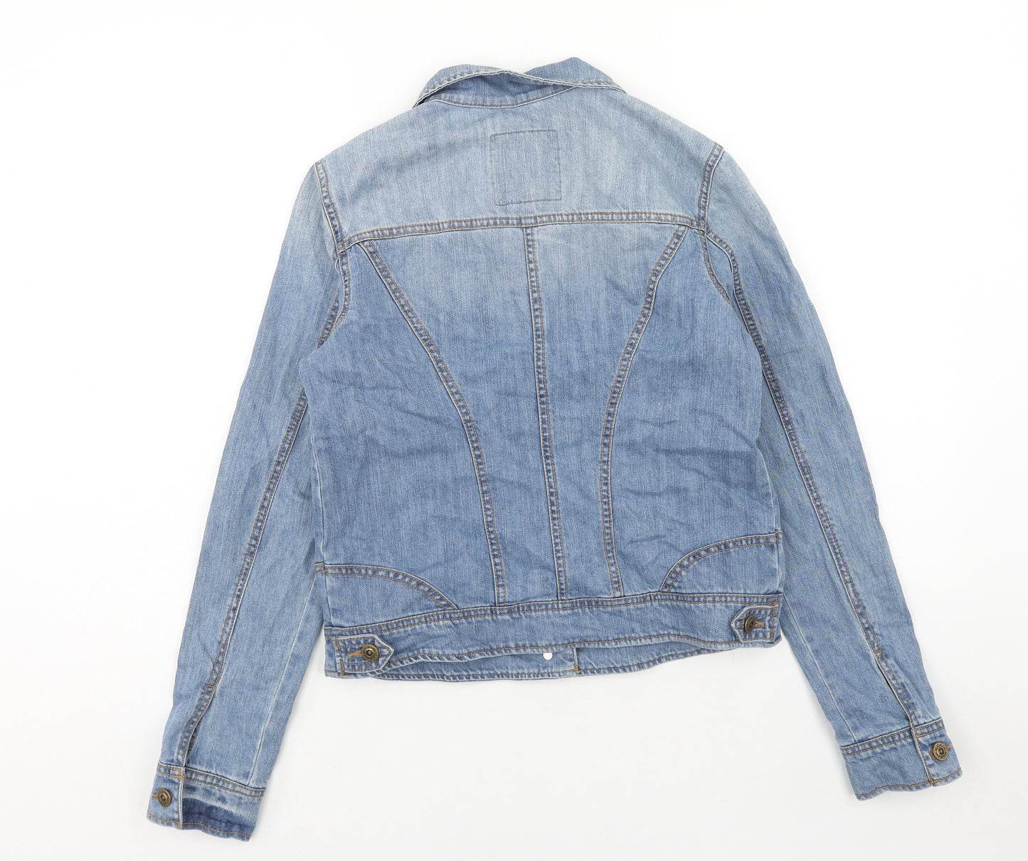 NEXT Womens Blue Jacket Size 12 Button