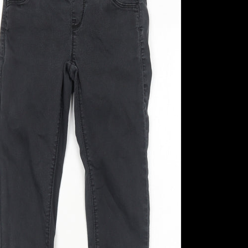 Topshop Womens Black Cotton Jegging Jeans Size 8 Regular