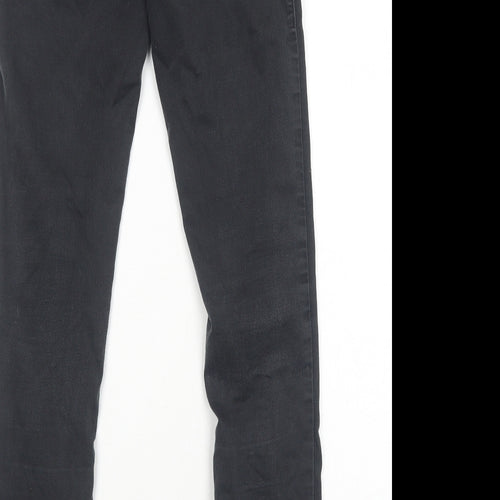 Topshop Womens Black Cotton Jegging Jeans Size 8 Regular