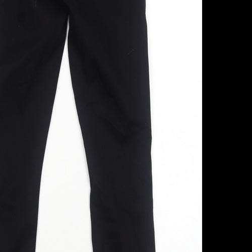 J Brand Womens Black Cotton Skinny Jeans Size 6 Regular Zip