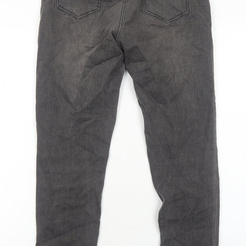 SheIn Womens Grey Cotton Skinny Jeans Size M Regular Zip