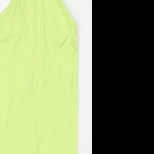 Primark Womens Green Nylon Bodycon Size XS Halter Pullover