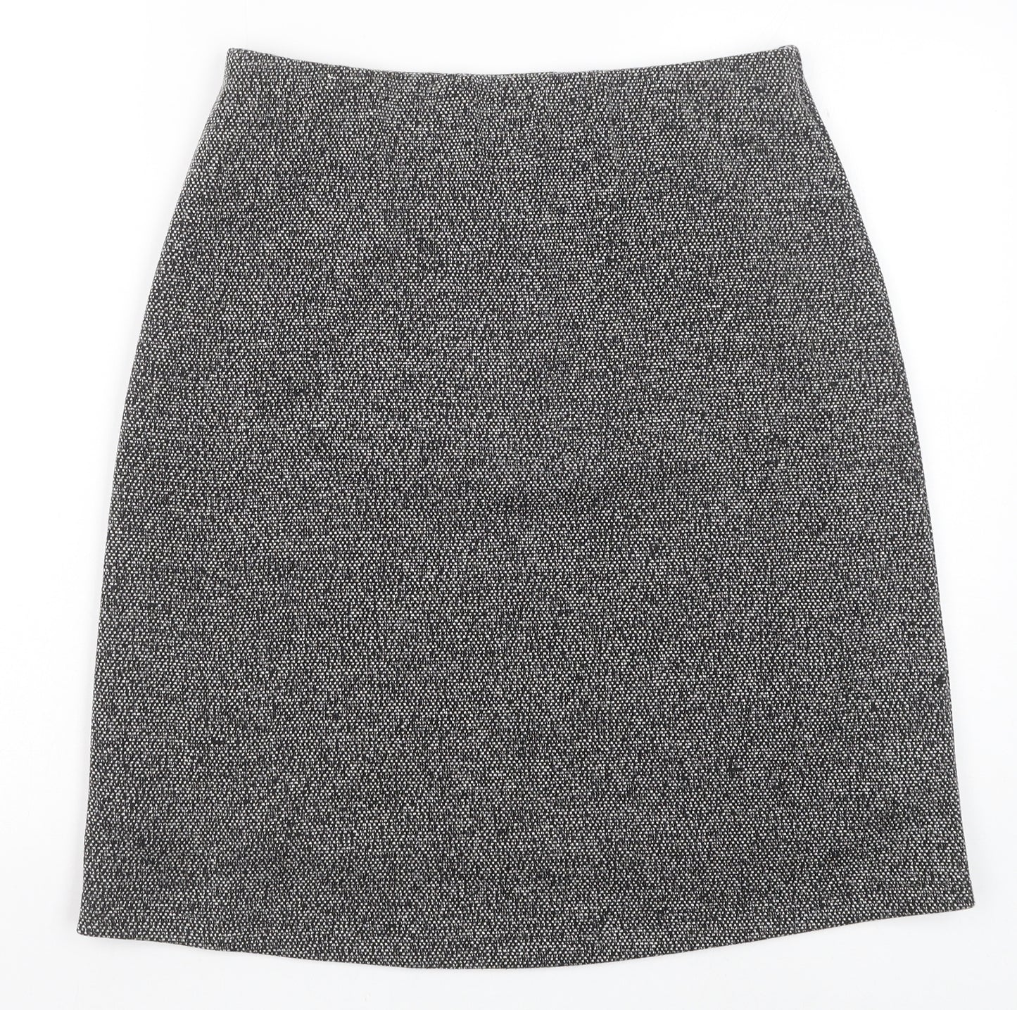 Isle Womens Grey Polyester Straight & Pencil Skirt Size 12