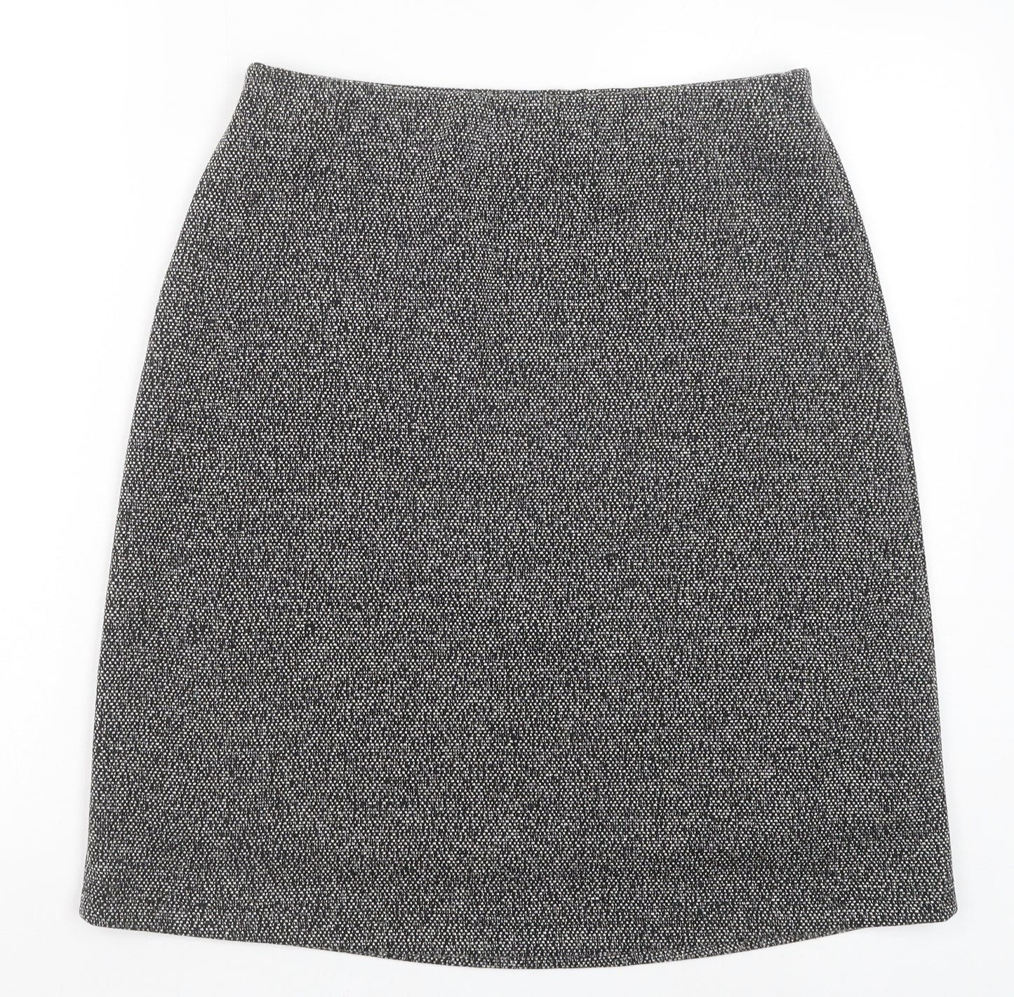 Isle Womens Grey Polyester Straight & Pencil Skirt Size 12