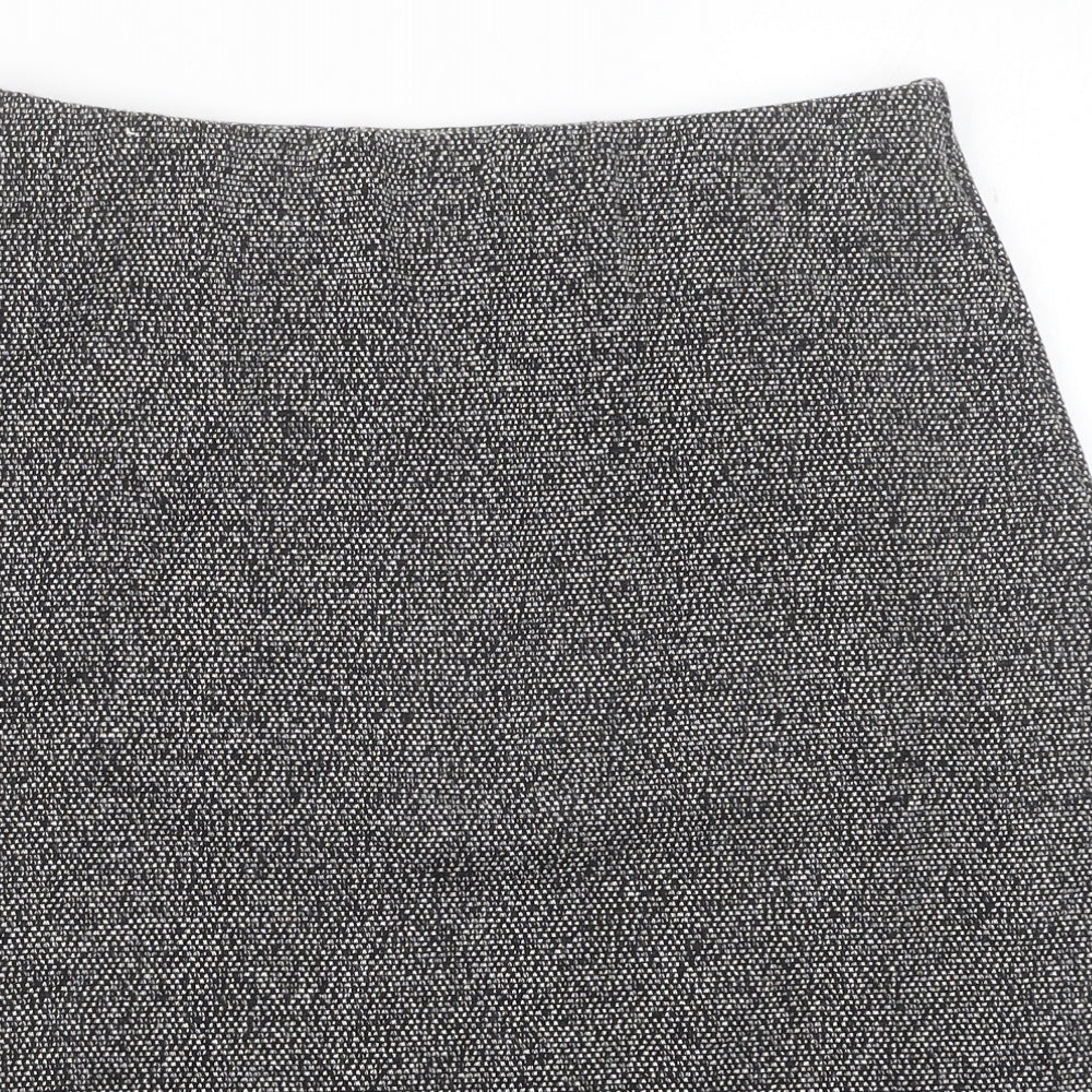 Isle Womens Grey Polyester Straight & Pencil Skirt Size 12