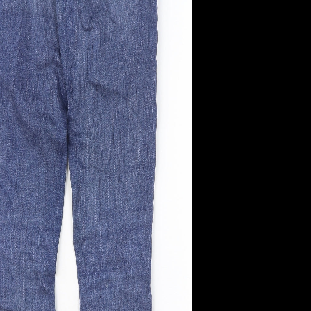 Toxik3 Womens Blue Cotton Skinny Jeans Size M Regular Button