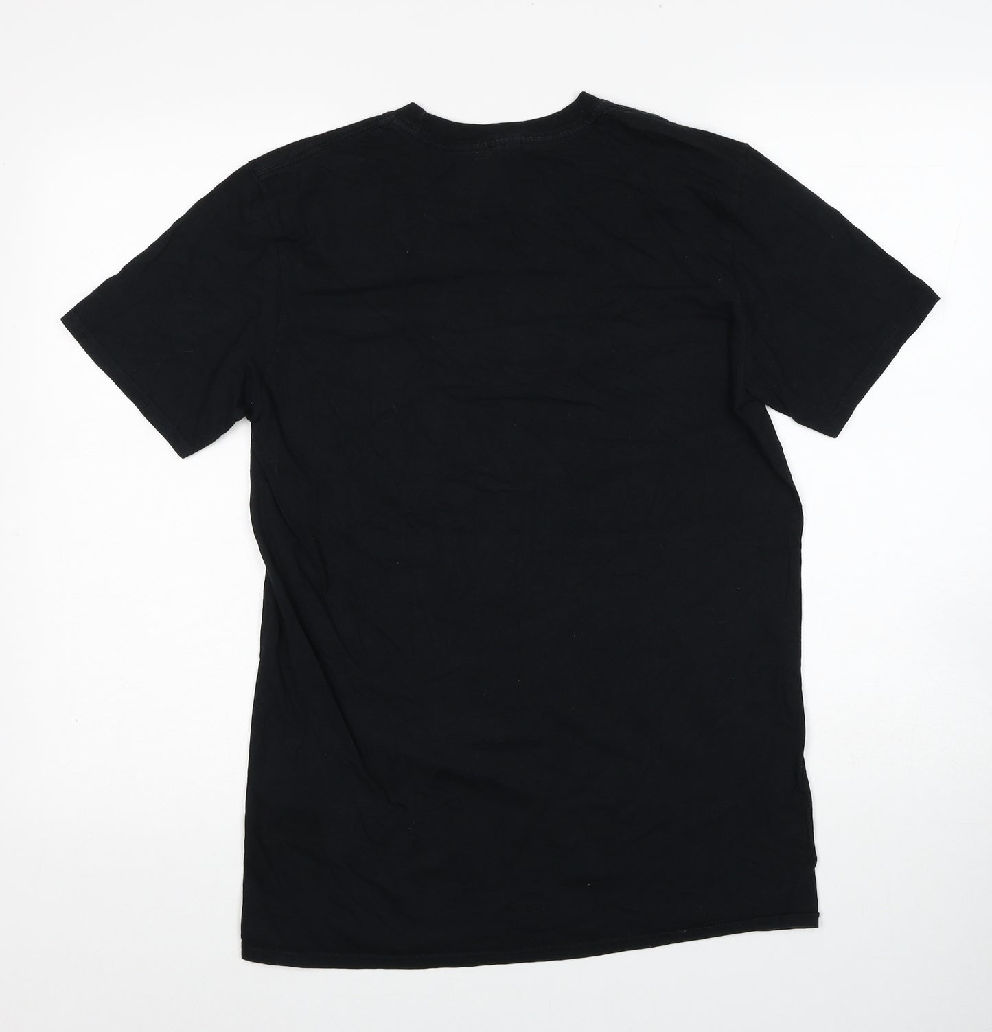 Gildan Womens Black Cotton Basic T-Shirt Size M Round Neck - Game of Thrones